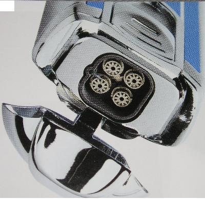 Accendino maxi 4 fiamme turbo cigar puncher egoist