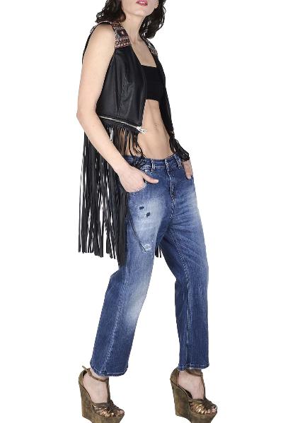 JEANS DONNA SEXy WOMAN TAGLIA-S COLORE BLU