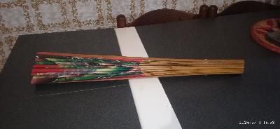 ventaglio gigante dipinto a mano