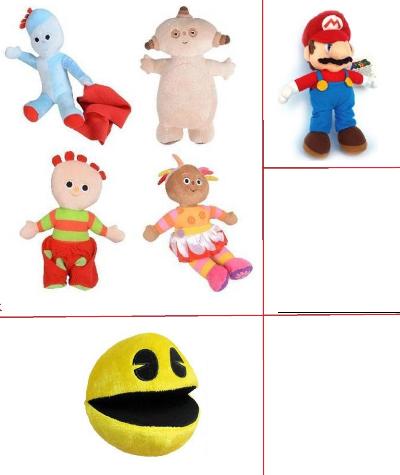 Peluche NUOVI vari tipi