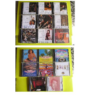 In blocco 17 cd musica di vario genere NUOVI
