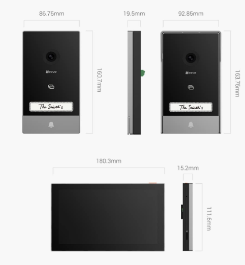 videocitofono Ezviz HP7