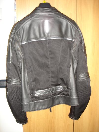 Tuta moto divisibile nera della SPIDI tg 50 nuova come da negozio   