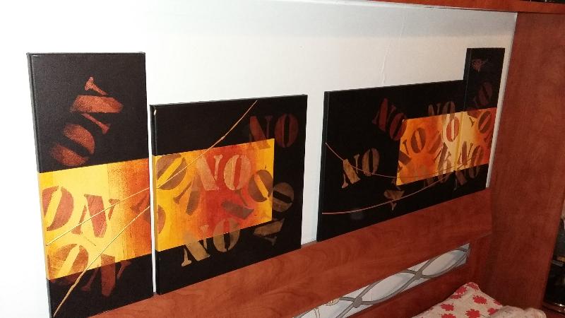 COMPOSIZIONE GRAFICA (ABBINATA) DI 4 PANNELLI