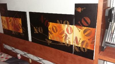 COMPOSIZIONE GRAFICA (ABBINATA) DI 4 PANNELLI