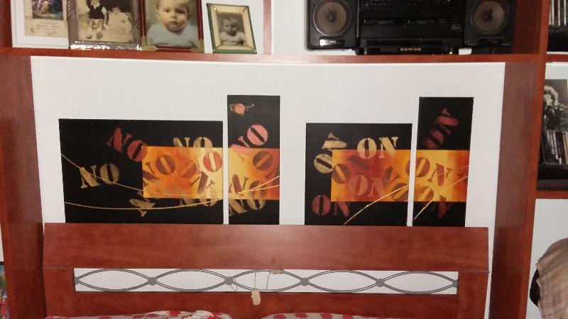 COMPOSIZIONE GRAFICA (ABBINATA) DI 4 PANNELLI