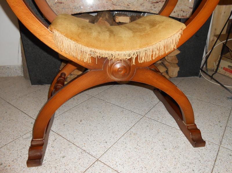 sedia dantesca savonarola rinascimentale vintage