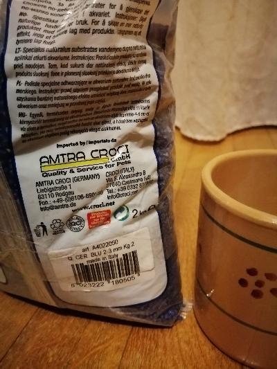 SABBIA DI COLORE BLU PER ACQUARIO 