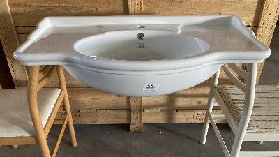Lavabo ALTHEA ROYAL 85 CONSOLLE bianco monoforo