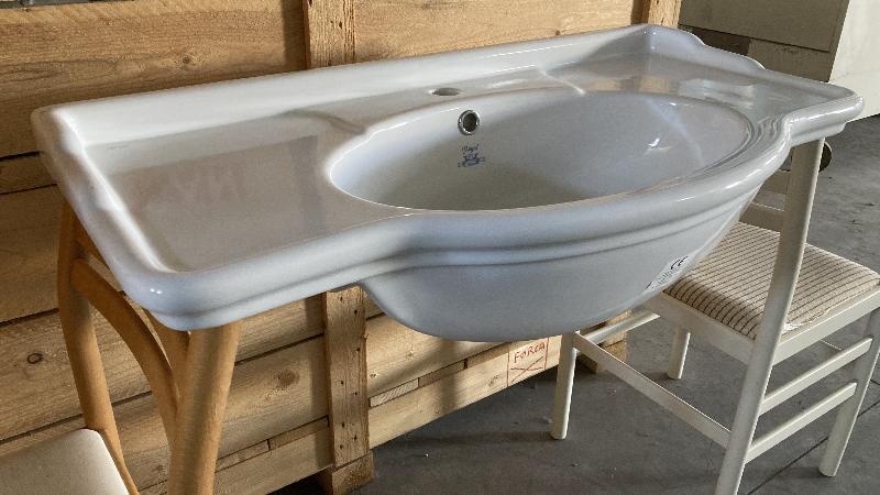 Lavabo ALTHEA ROYAL 85 CONSOLLE bianco monoforo