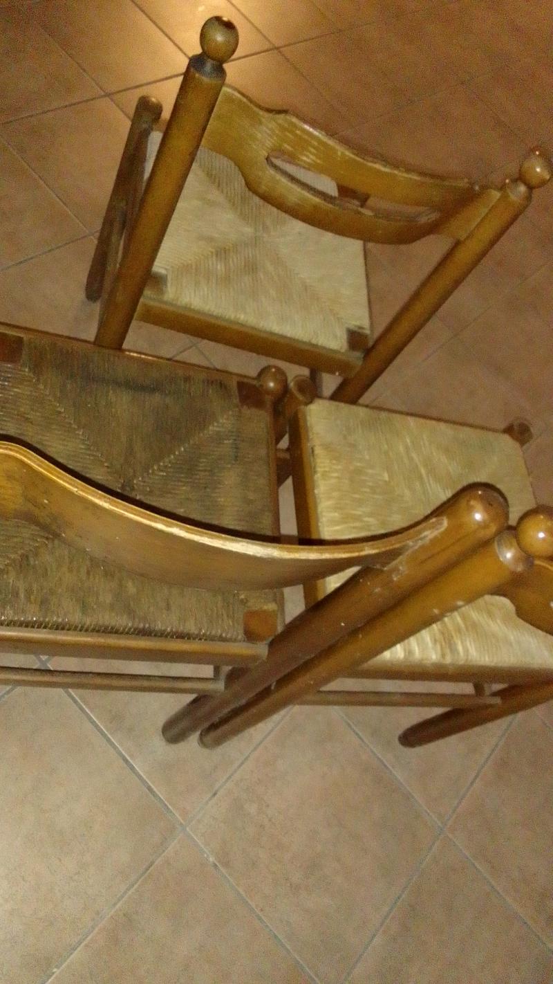 sedie di paglia