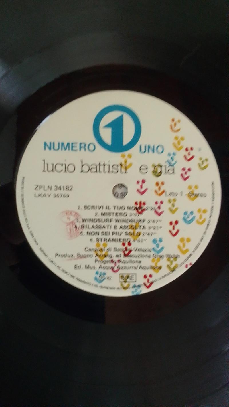 lucio battisti   vinile originale  e gia'