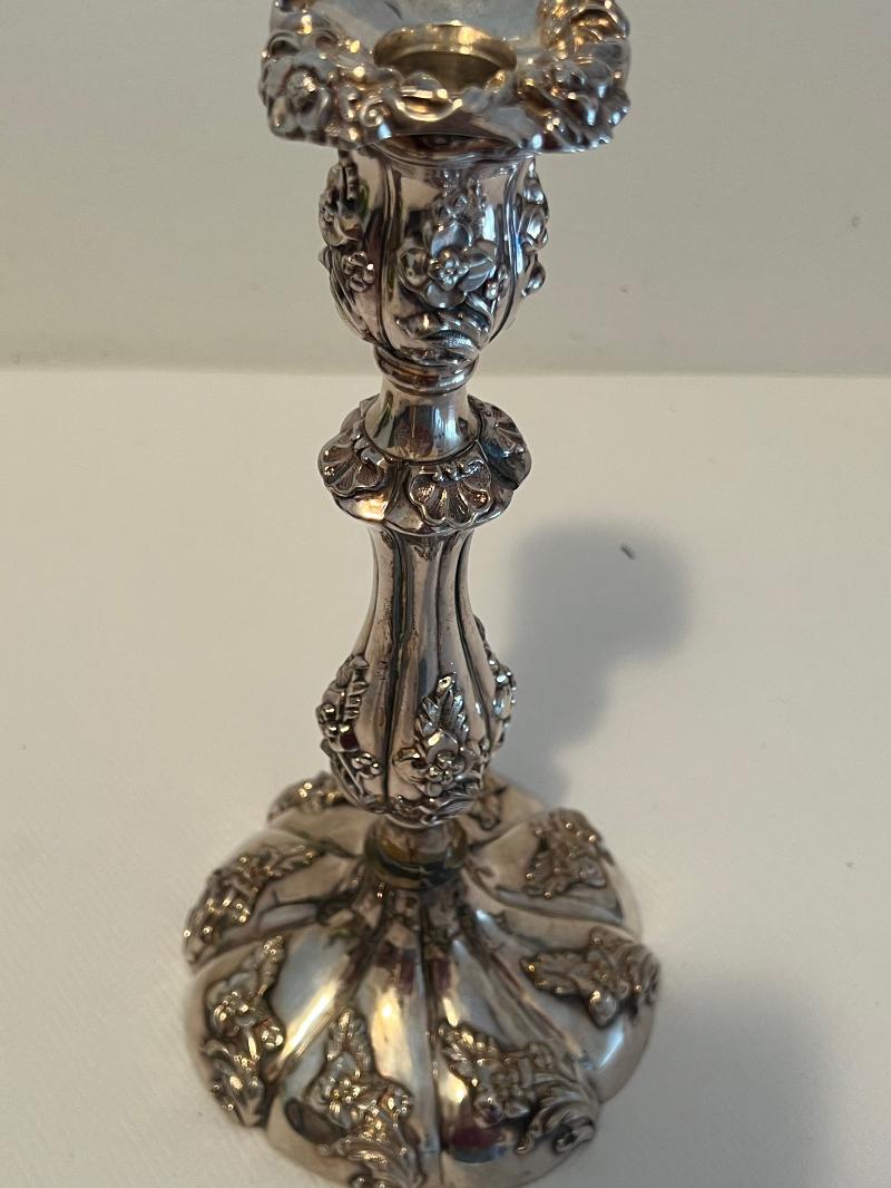 CANDELABRO ARGENTATO 