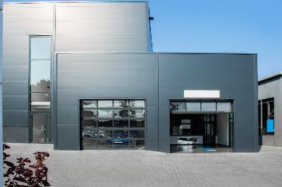 Portone sezionale industriale MakroPro ALU 2.0 4,320 m x 3,875 m