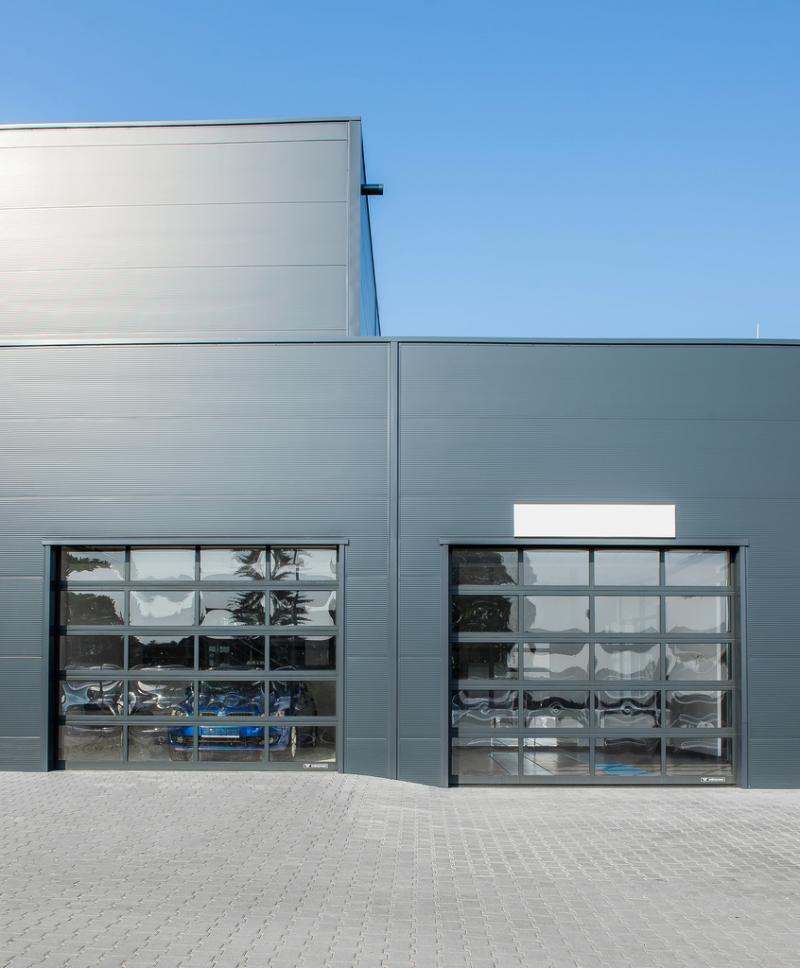 Portone sezionale industriale MakroPro ALU 2.0 4,320 m x 3,875 m