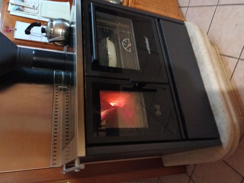 stufa a legna con forno