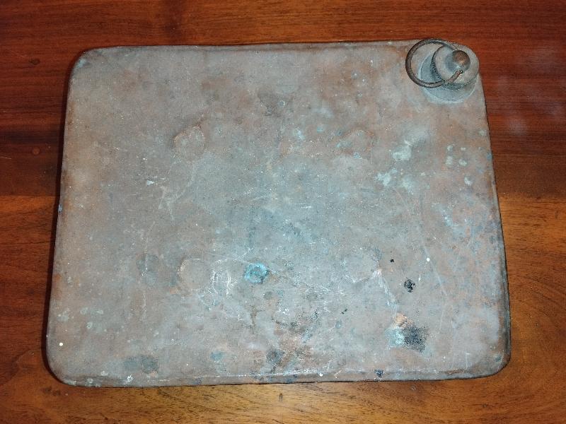 Ultra centenaria bolla di rame per acqua calda