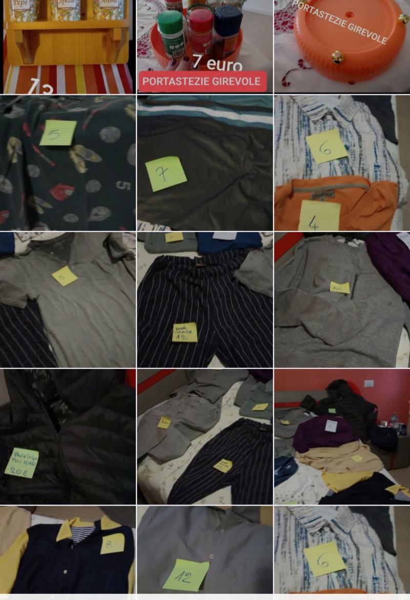 Singoli articoli o set abbigliamento e accessori uomo donna casa