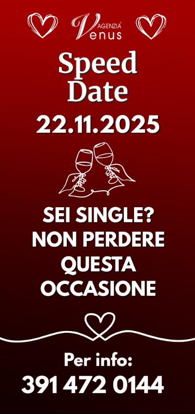 Evento riservato esclusivamente ai single a Padova 