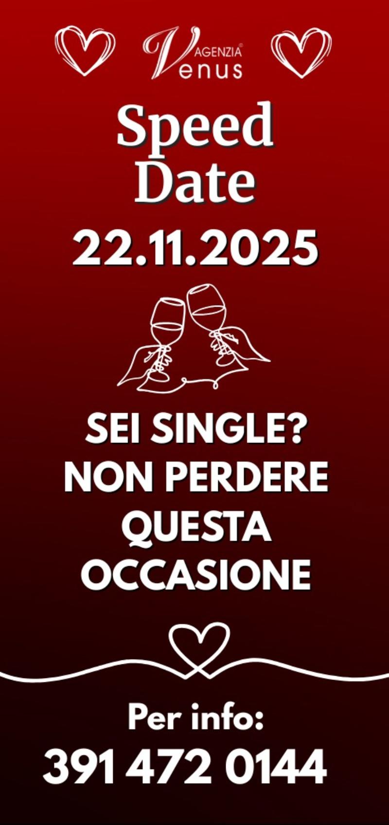 Evento riservato esclusivamente ai single a Padova 