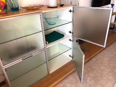 Parete attrezzata soggiorno moderno