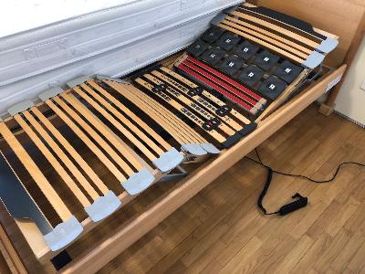 Letto matrimoniale 2 materassi e reti motorizzate