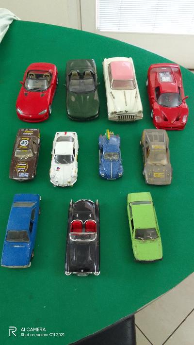 mdellini in metallo auto famose vintage