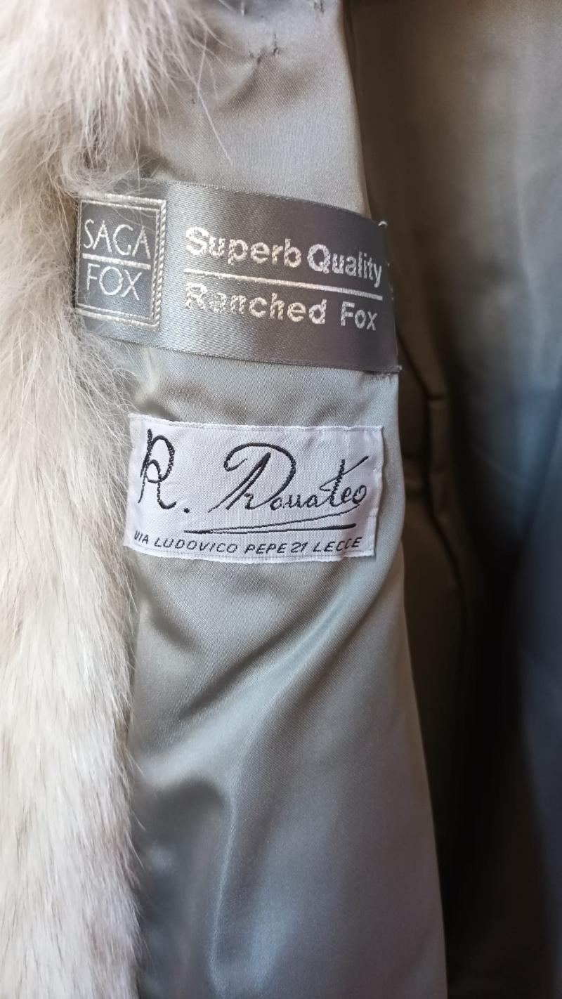 Pelliccia di volpe chiara Tg.48