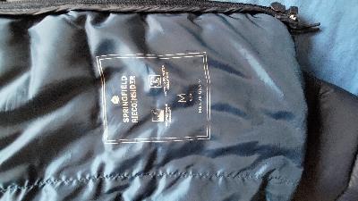 Giubbotto piumino marca Springfield taglia M Blue navy.