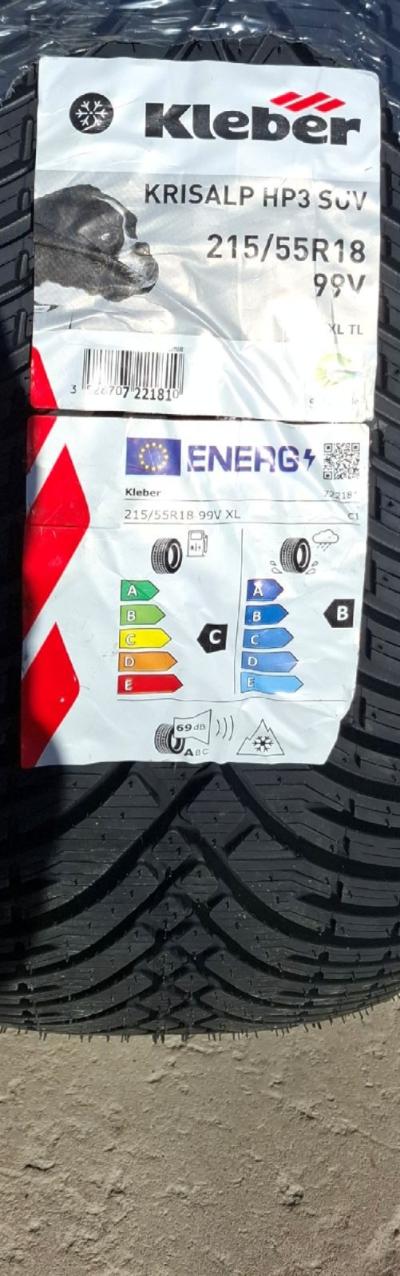  Pneumatico invernale misura 215/55 R18 Kleber modello Krisalp hp3