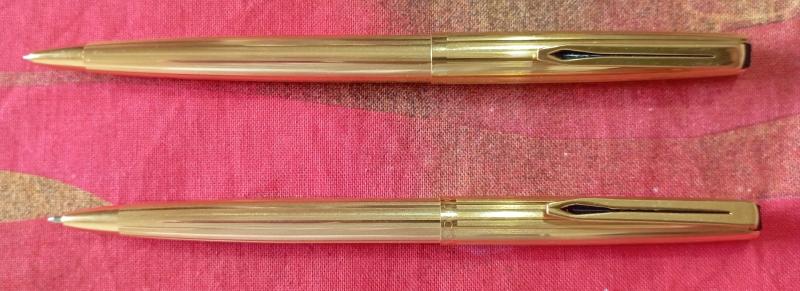 Penne "Aurora" rivestite in oro 18 k