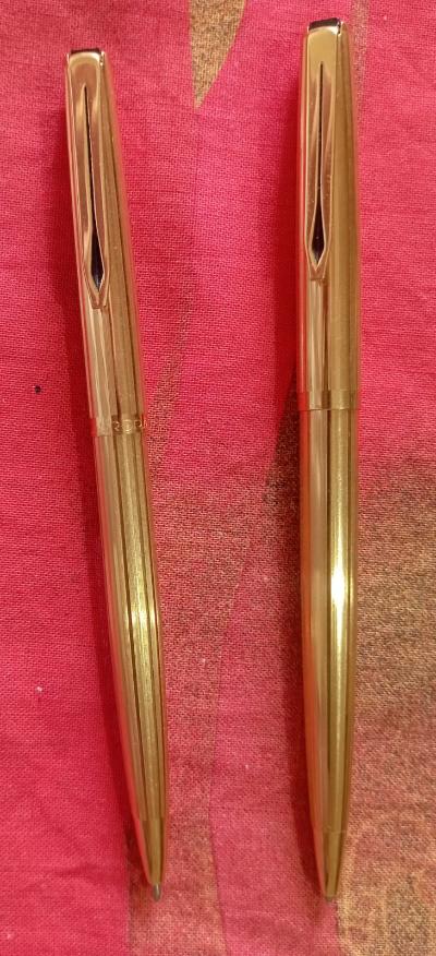 Penne "Aurora" rivestite in oro 18 k