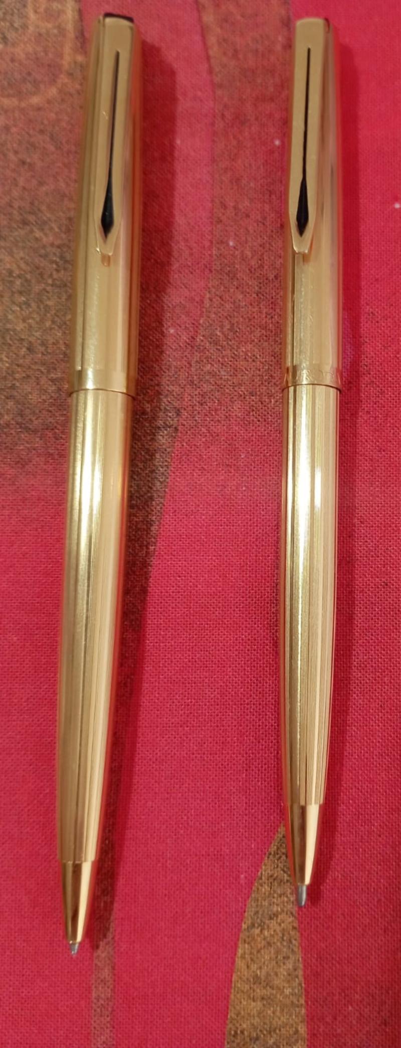 Penne "Aurora" rivestite in oro 18 k