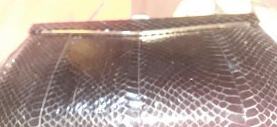 Borsa a tracolla di coccodrillo autentico 