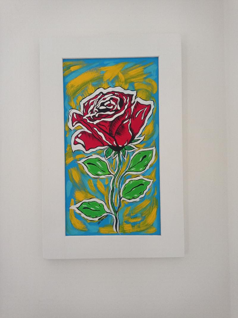 Pittura su tela 40x50 acrilico e olio 