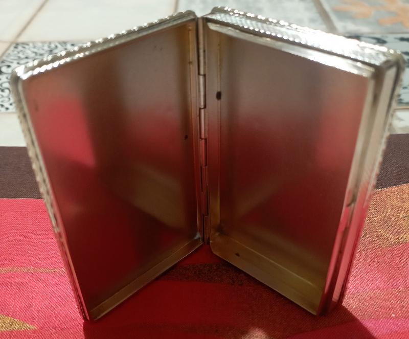 Tabacchiera vintage in argento 800.