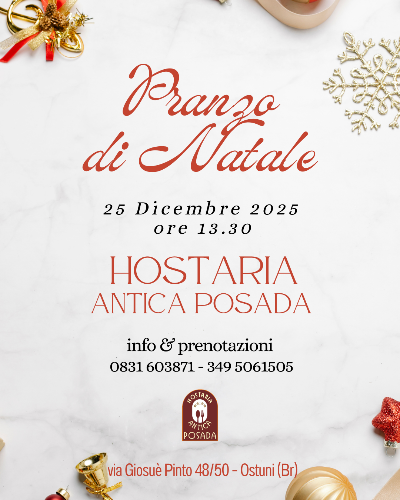 Pranzo di Natale a Ostuni 