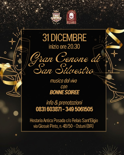 Cenone di San Silvestro e Musica Live 
