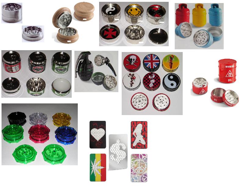 LOTTO 31 PEZZI GRINDER TRITATABACCO (TUTTI NUOVI)