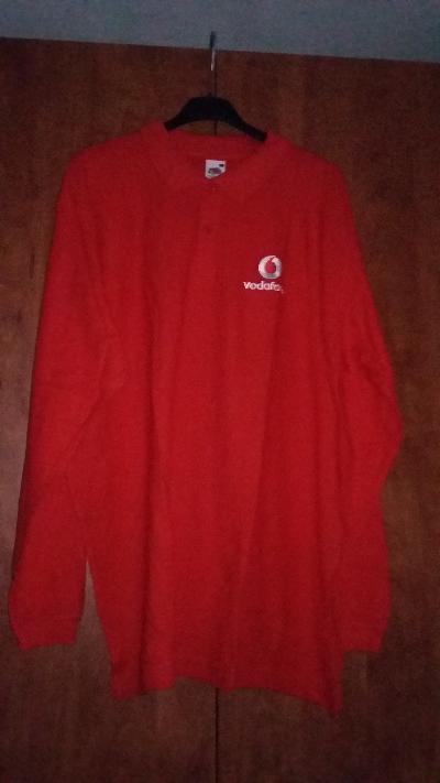 POLO VODAFONE ROSSE E BIANCHE / Bellissime e nuove 