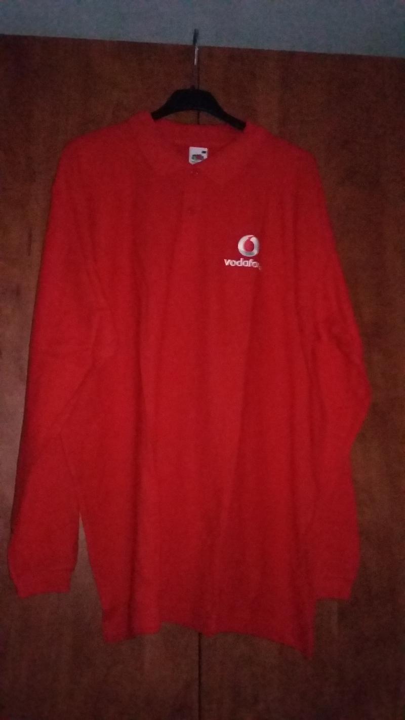 POLO VODAFONE ROSSE E BIANCHE / Bellissime e nuove 