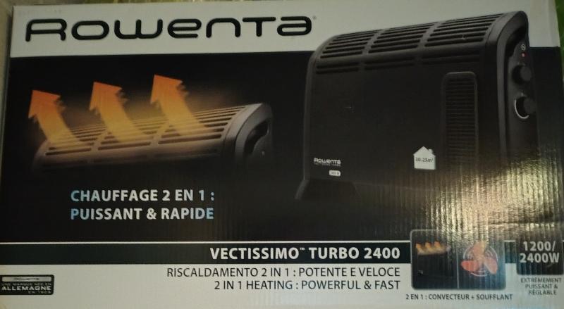 Termoconvettore Rowenta Vectissimo Turbo 2400.