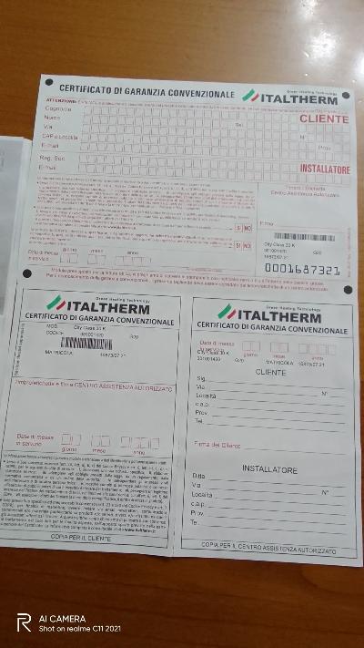 Caldaia a condensazione City Class 25K Italtherm
