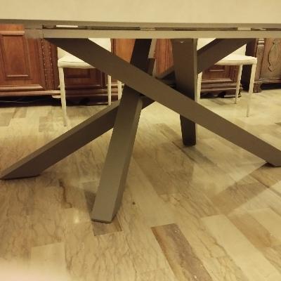 Tavolo allungabile Quark con 6 sedie