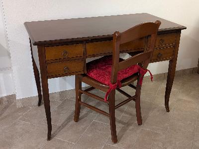 SCRIVANIA ARTE POVERA + SEDIA