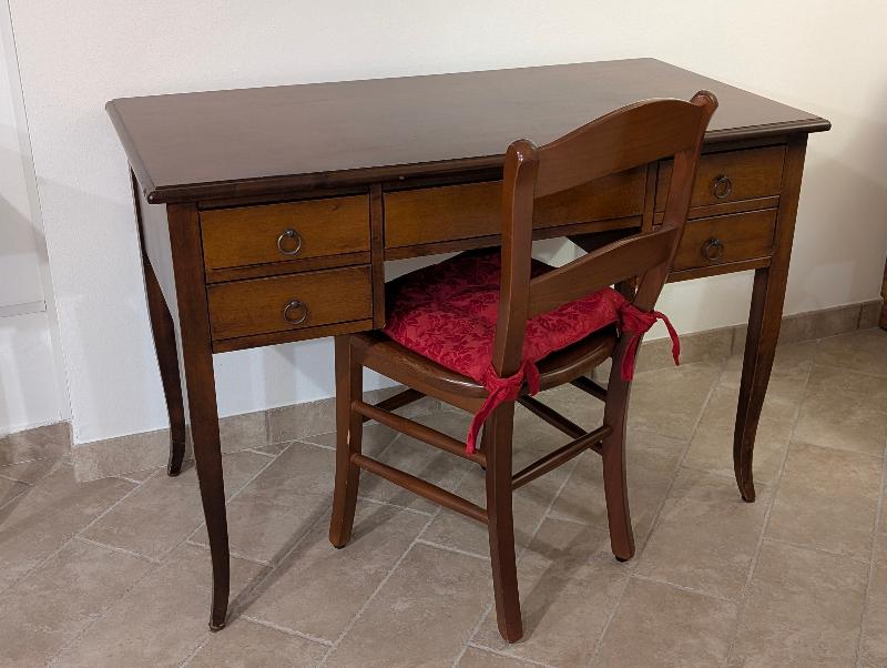 SCRIVANIA ARTE POVERA + SEDIA