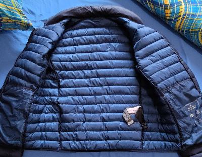 Giubbotto piumino marca Springfield taglia M Blue navy.