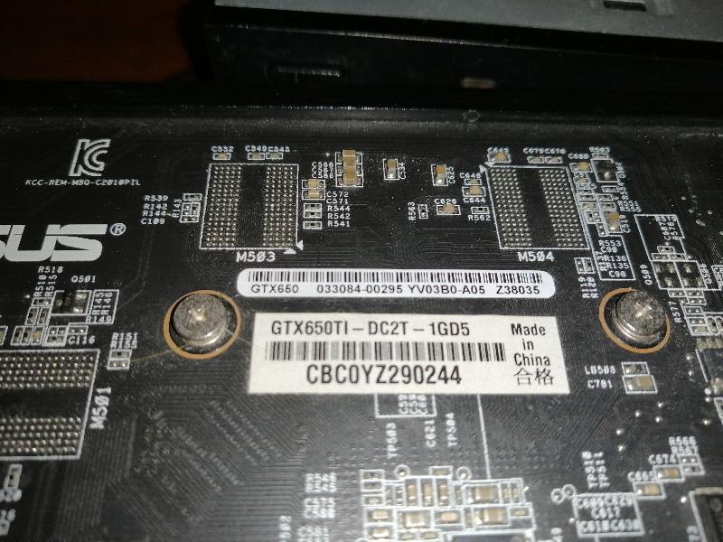 Componenti PC: Video, Ali 650W, Dissipatore..