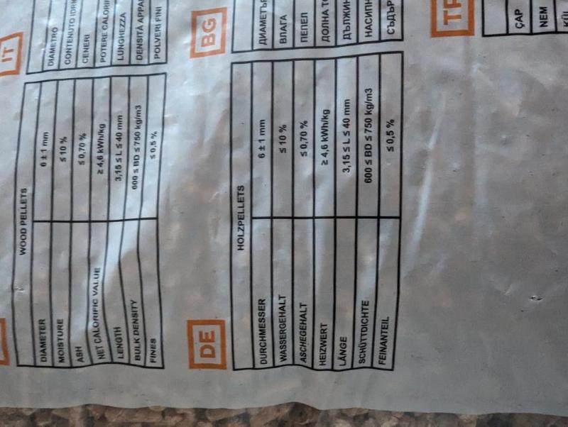 Pellets in bancali 2 euro