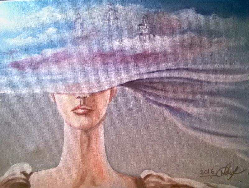 Ritratto pittura olio tela da fotografia idea originale festa della mamma